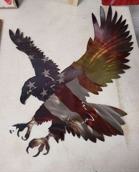 Metal Eagle Wall Decor