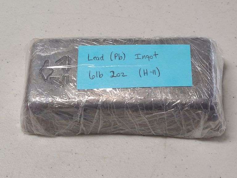Lead Ingot 6lb 2oz