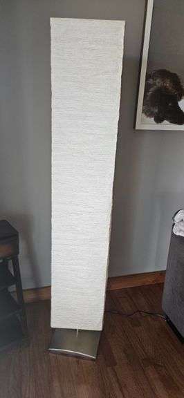 2) Cream Colored Floor Lamps