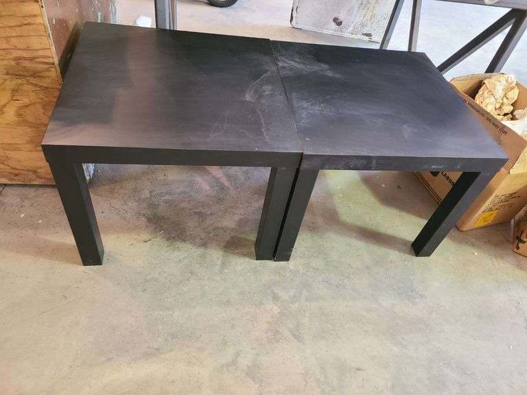 2) Wooden End Tables