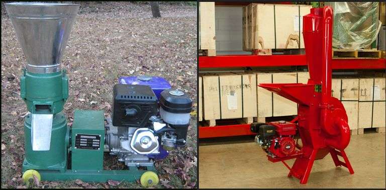 Gasoline Pellet/Hammer Mill Combination (NEW)