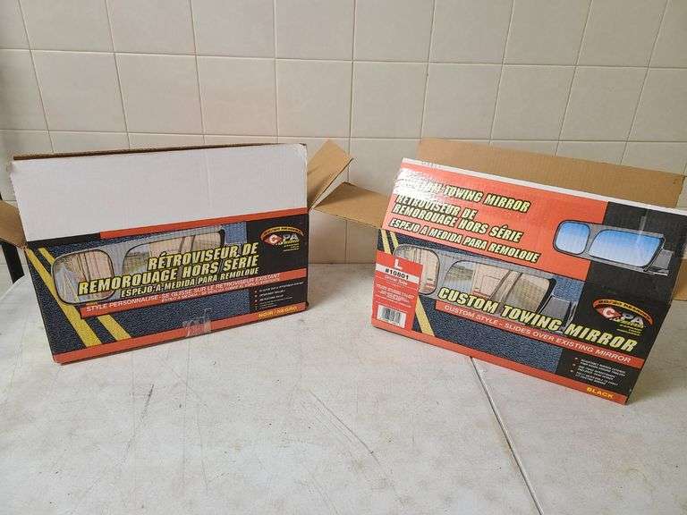 2) Custom Towing Mirrors