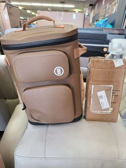 1)Bushnell Backpack Cooler, 2) Zulu Water Bottles