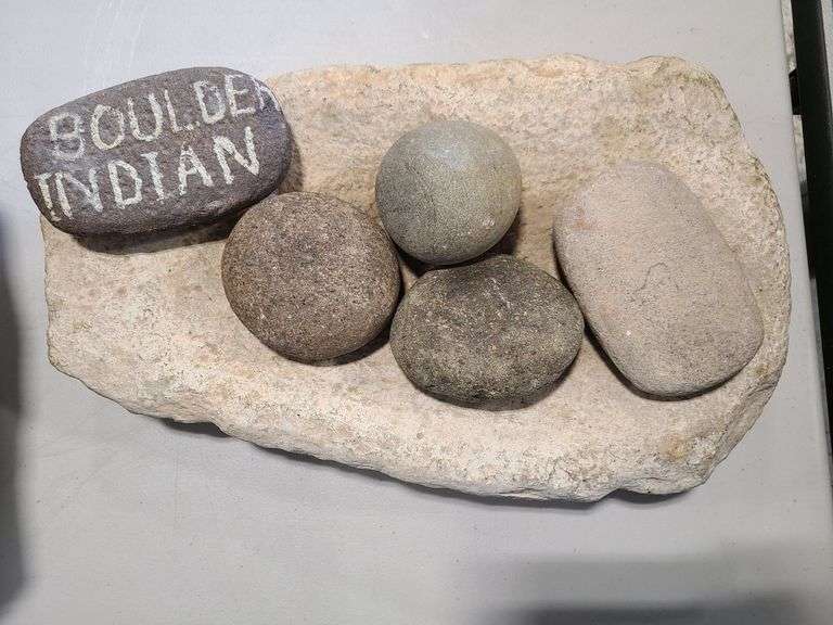 6 Pc. Native Grinding Stones
