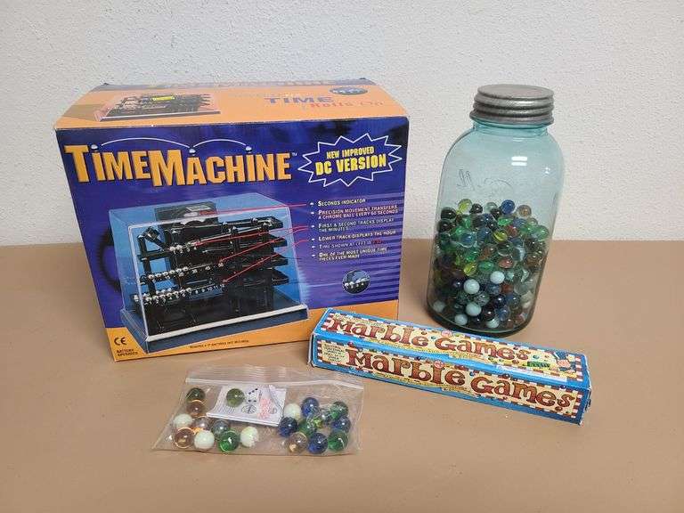 Time Machine Marble Game, Ball Jar with Marbles, Marble Games, Marbles