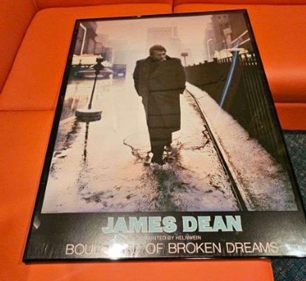 James Dean Framed Art