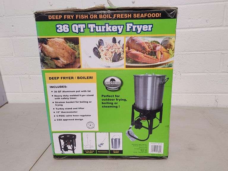 Backyard Classic 36-Qt. Turkey Fryer
