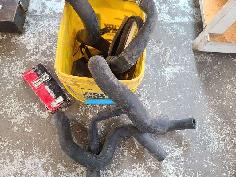 Automotive Rubber Hoses, Spark Plugs, Bucket