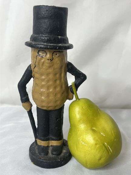 Planters, Mr. Peanut, Vintage Cast Iron Bank