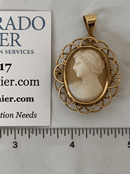14K Gold, Cameo