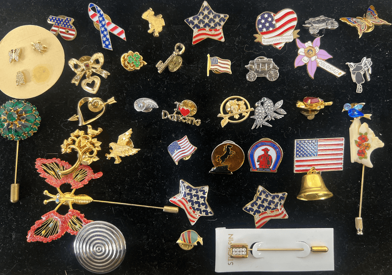 Lapel Pins, Stick Pins