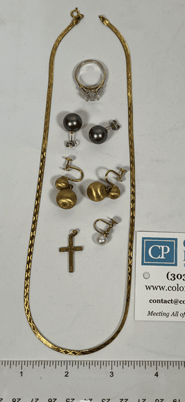 10K, 14K, Jewelry, Earrings, Chain, Ring, Cross