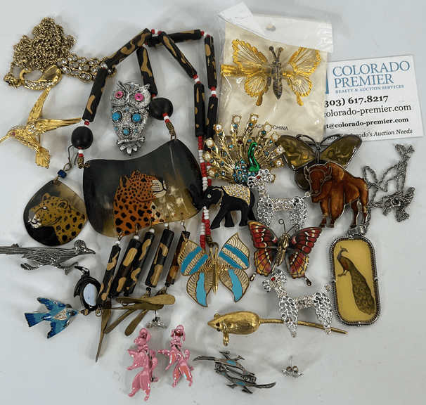 Costume Jewelry, Animal Motifs
