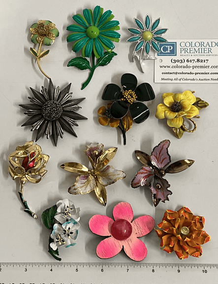 Coro, Flower Brooches
