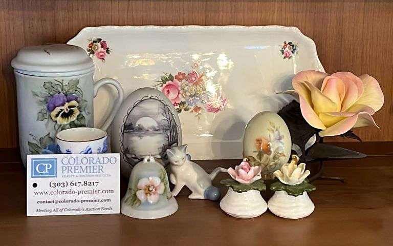 Coalport, Aynsley, Grafton, Dish, Salt and Pepper, Egg Cup, Figurines