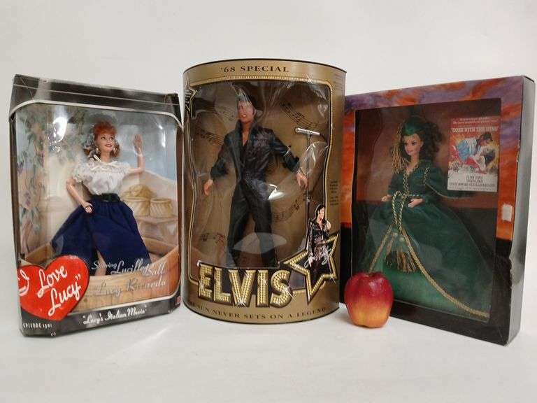 Mattel, Hasbro, Elvis, Barbie Dolls