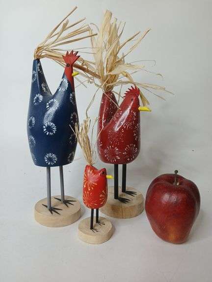 Edith John, Carved Chickens