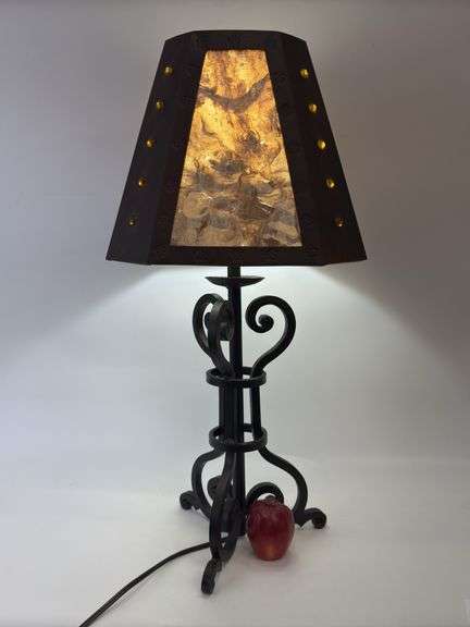 Wrought Iron Lamp