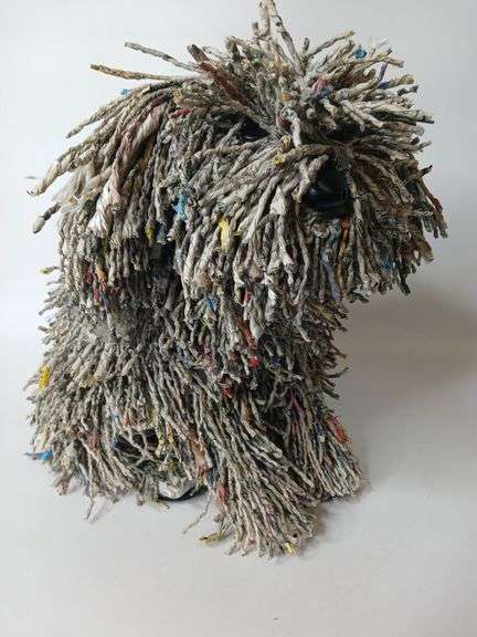 Philippines, Newspaper Art Dog