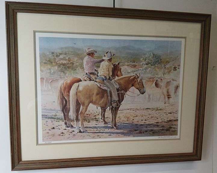 LaVere Hutchings, Signed Print