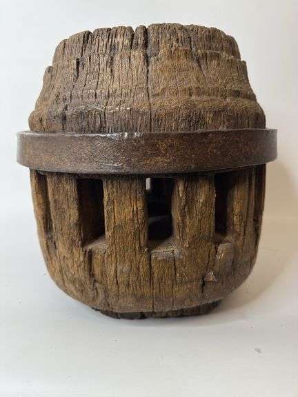 Antique Wagon Wheel Hub