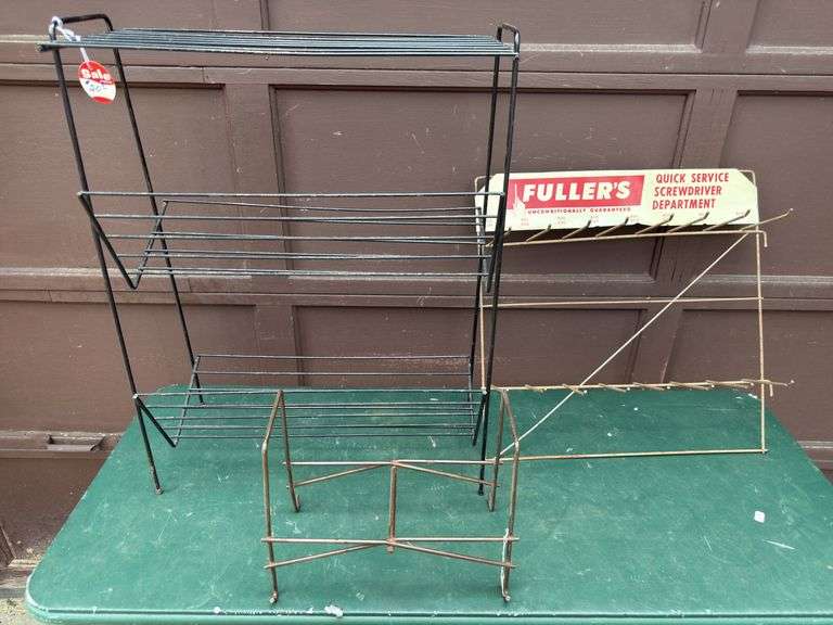 Vintage Wire Shelves