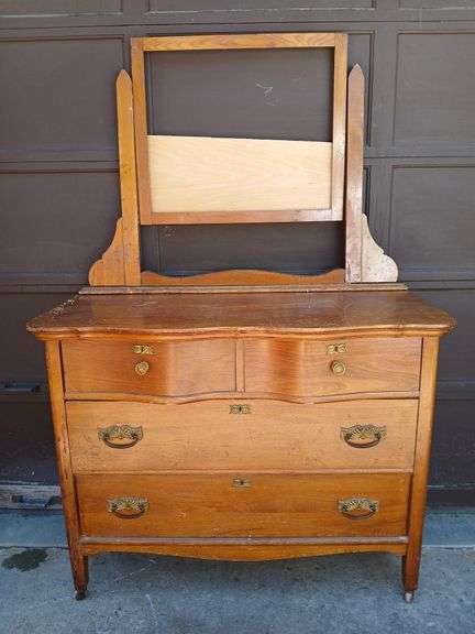 Vintage Serpentine Dresser