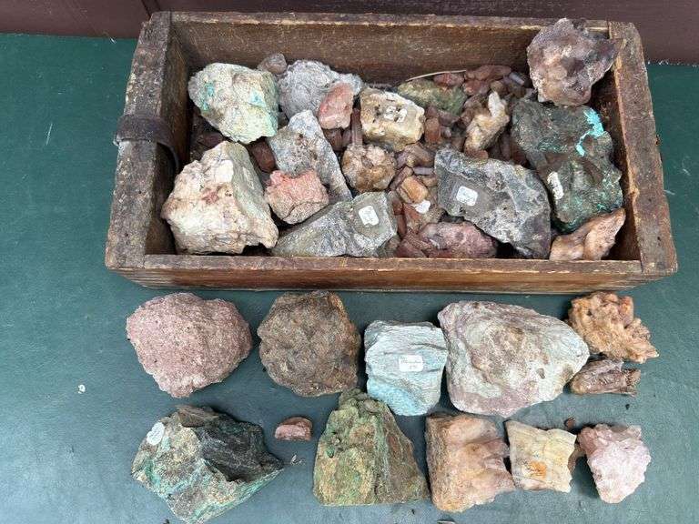 Box of Rock Specimens