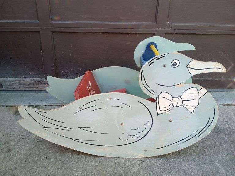 Vintage Childrens Rocking Duck