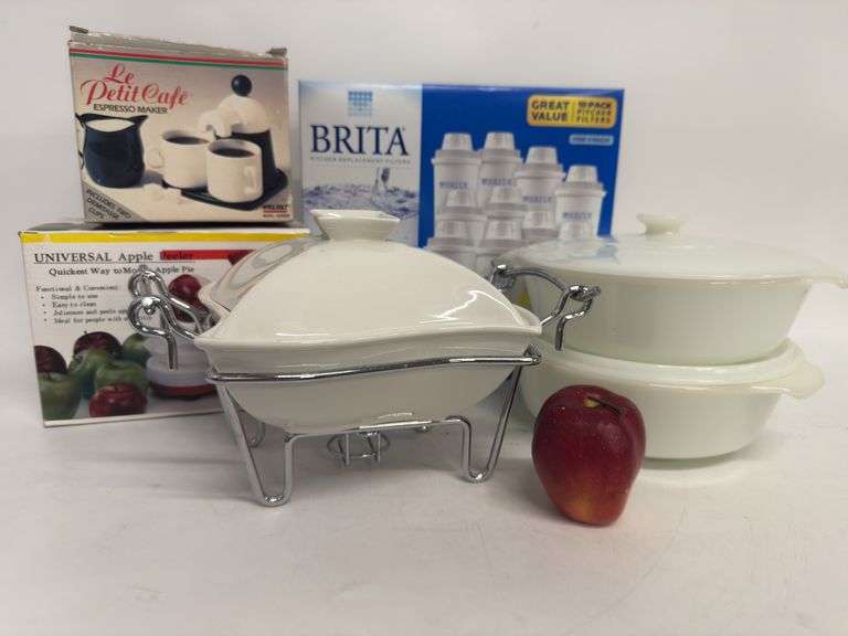 Britta, Fire King, Welbilt, Global Trade & Marketing Co., Filters, Casseroles, Espresso Maker, Apple
