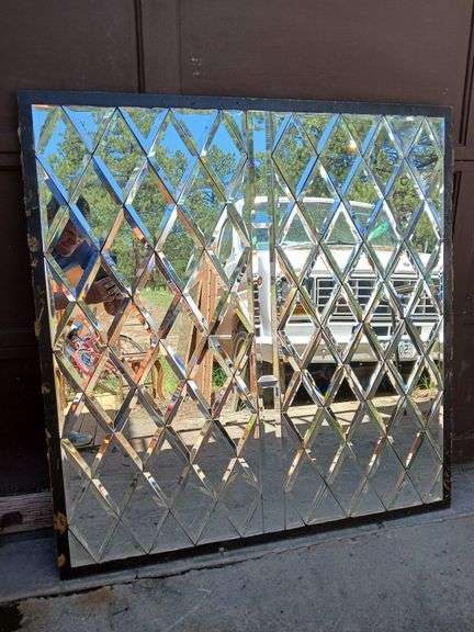 Vintage Mirrored Wall Panel