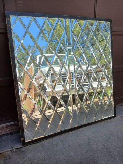 Vintage Mirrored Wall Panel