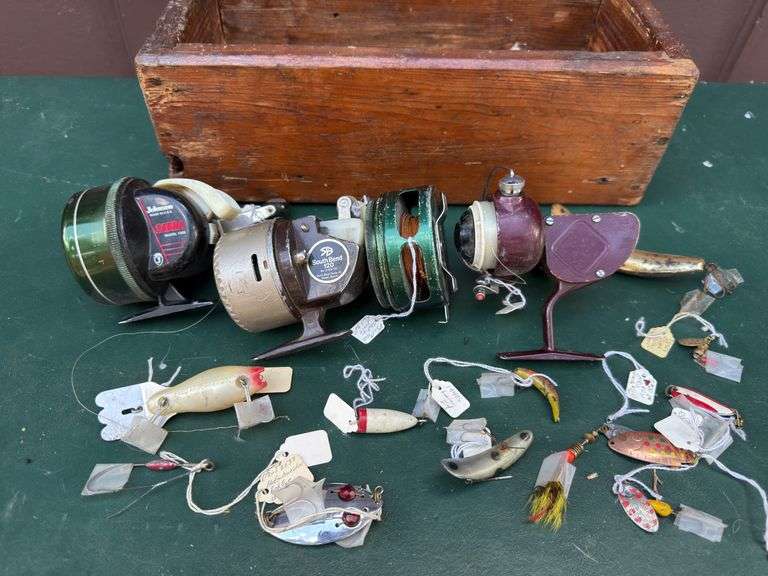 Johnson, South Bend, Vintage fishing reels and Accessories
