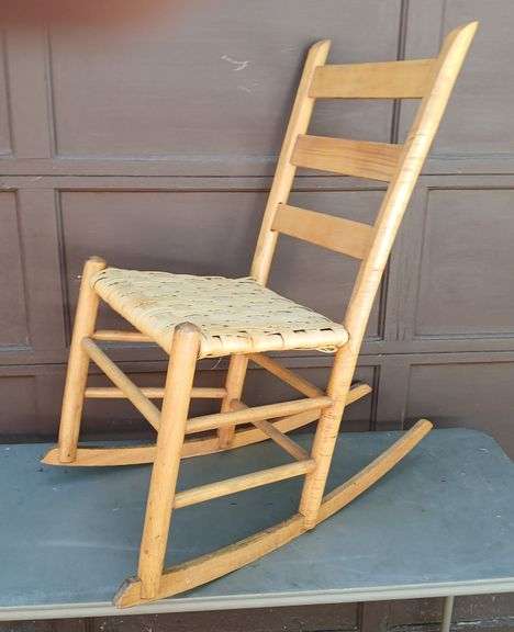 Vintage Wooden Rocking Chair