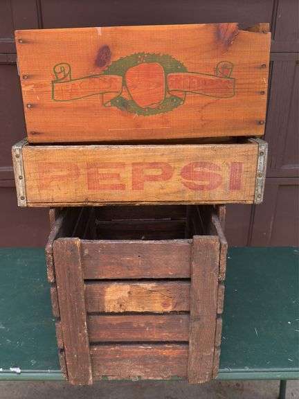 Pepsi, Vintage Wood Crates