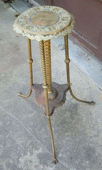 Vintage Piano Table for Oil Lamp