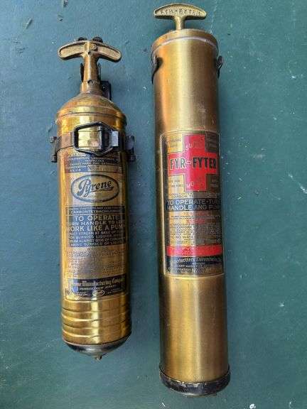 Pyrene, Fyr-Fyter, Vintage Fire Extinguishers