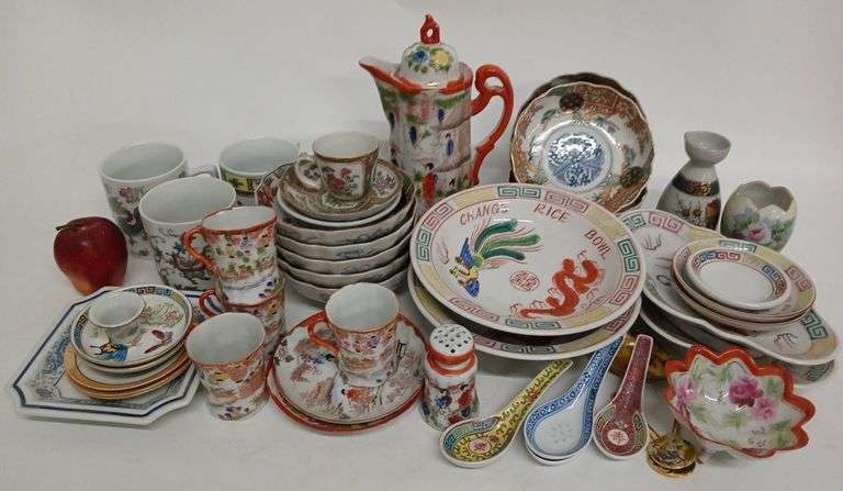 Asian, Bowls, Cups, Mugs, Pitcher