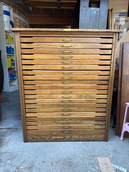 Tubbs, Printers Tray Cabinet