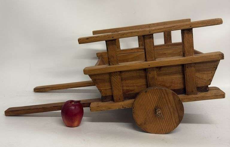 Wood Cart Planter