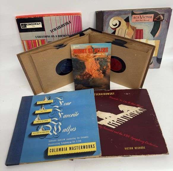 Vintage Record Albums, 33 1/3, 78RPMs