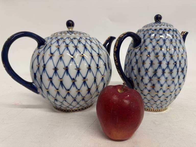 Lomonosov, Russia Porcelain Tea, Coffee Pot