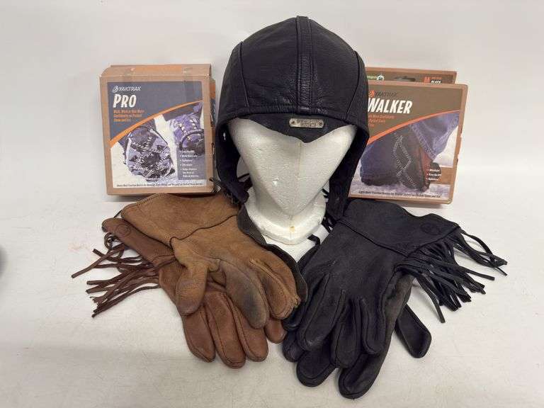 Harley Davidson, Cap, Men's Motorcycle Gloves, Yaktrax Pro