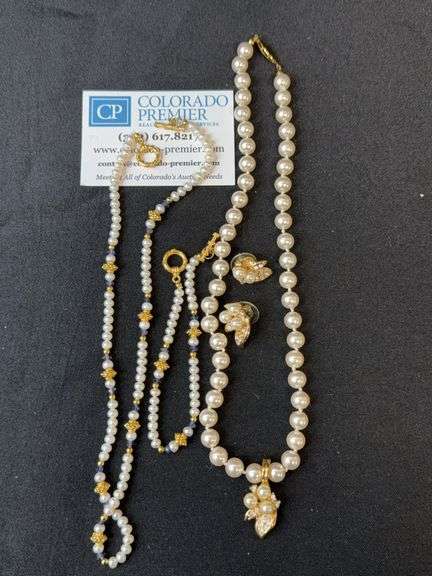 Ladies Faux Pearl Jewelry