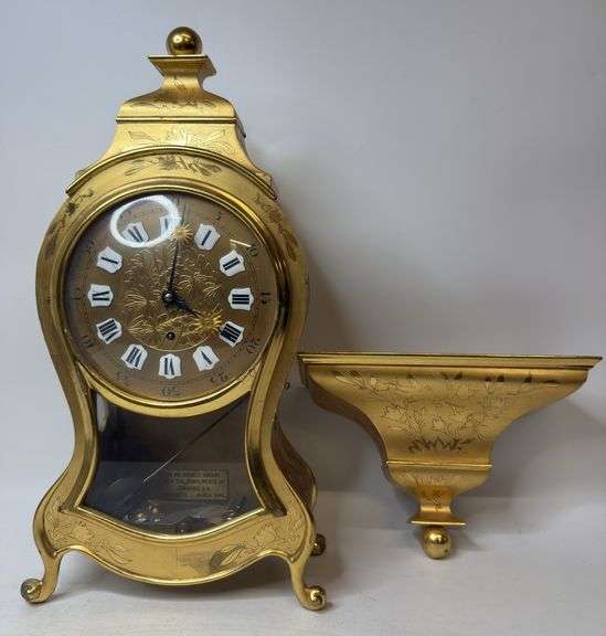 Zenith Swiss Marquise Mantle Clock, Bracket