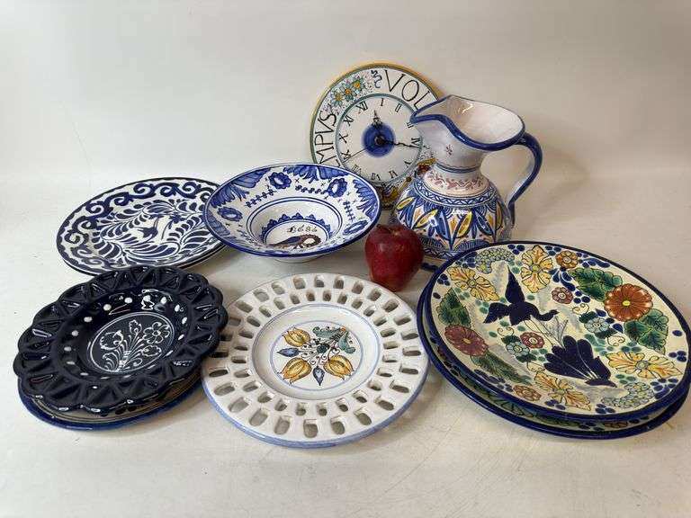 Anfora, Talavera, Spain, Wall Plates, Pitcher, Clocks