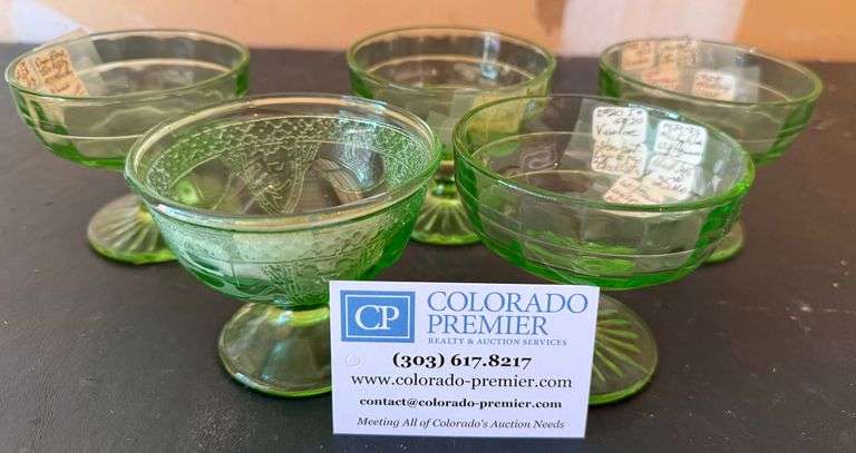 Uranium Glass, Sherbets