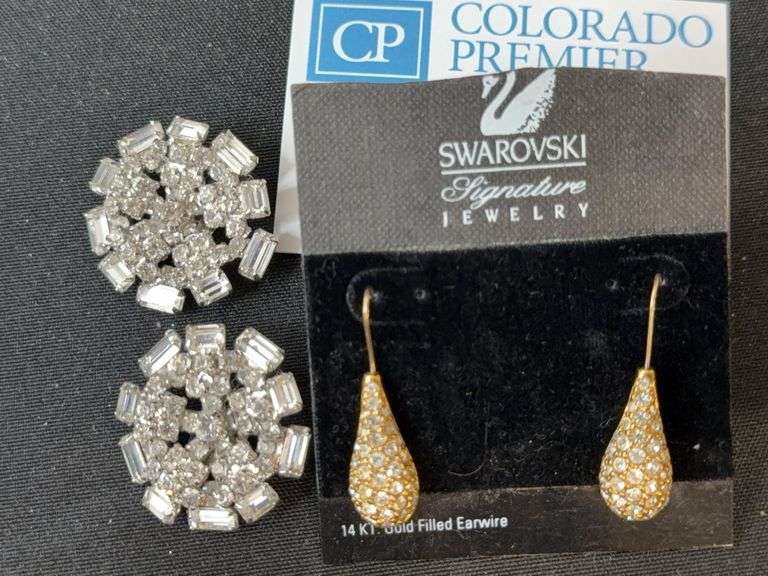 Carnegie, Swarovski, Earrings