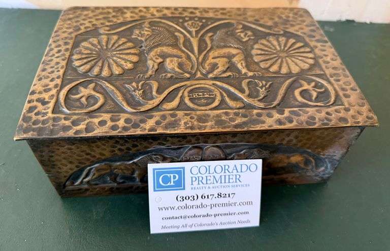 Embossed Metal Casket