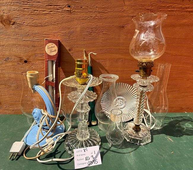Boudoir Lamps, Chimneys